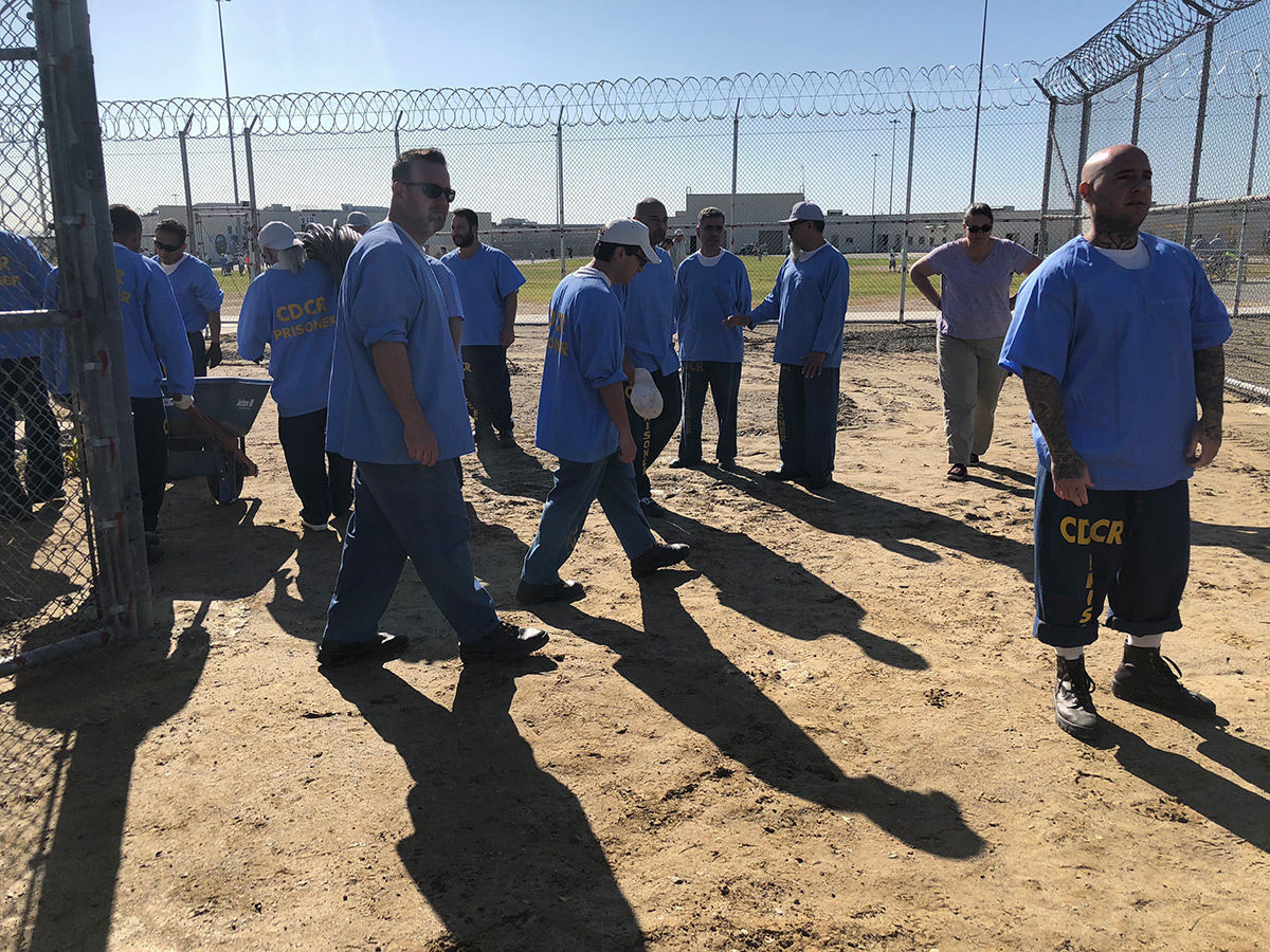 Avenal State Prison garden